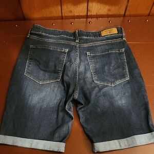 Signature by Levi Strauss Women's Dark Blue Jean Shorts